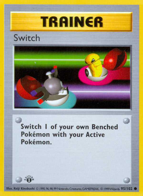 Base set Switch #95/102 first edition